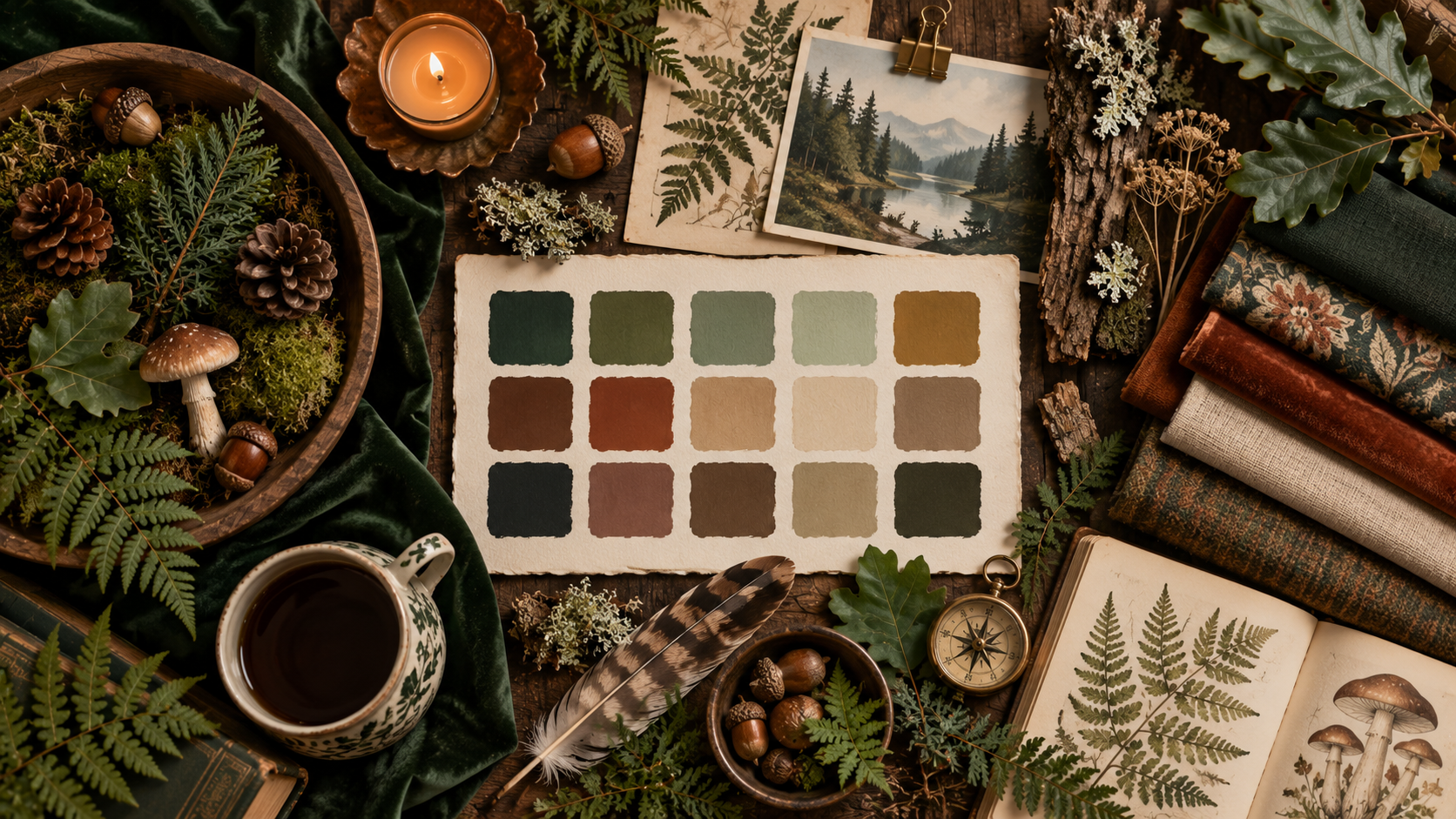 The Woodland Colour Palette: 15 Forest-Inspired Colour Schemes