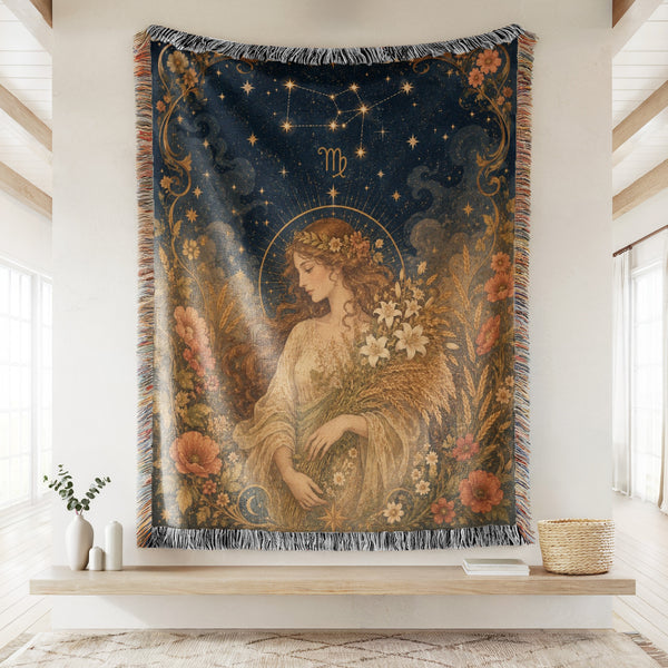 Virgo Harvest Maiden Blanket