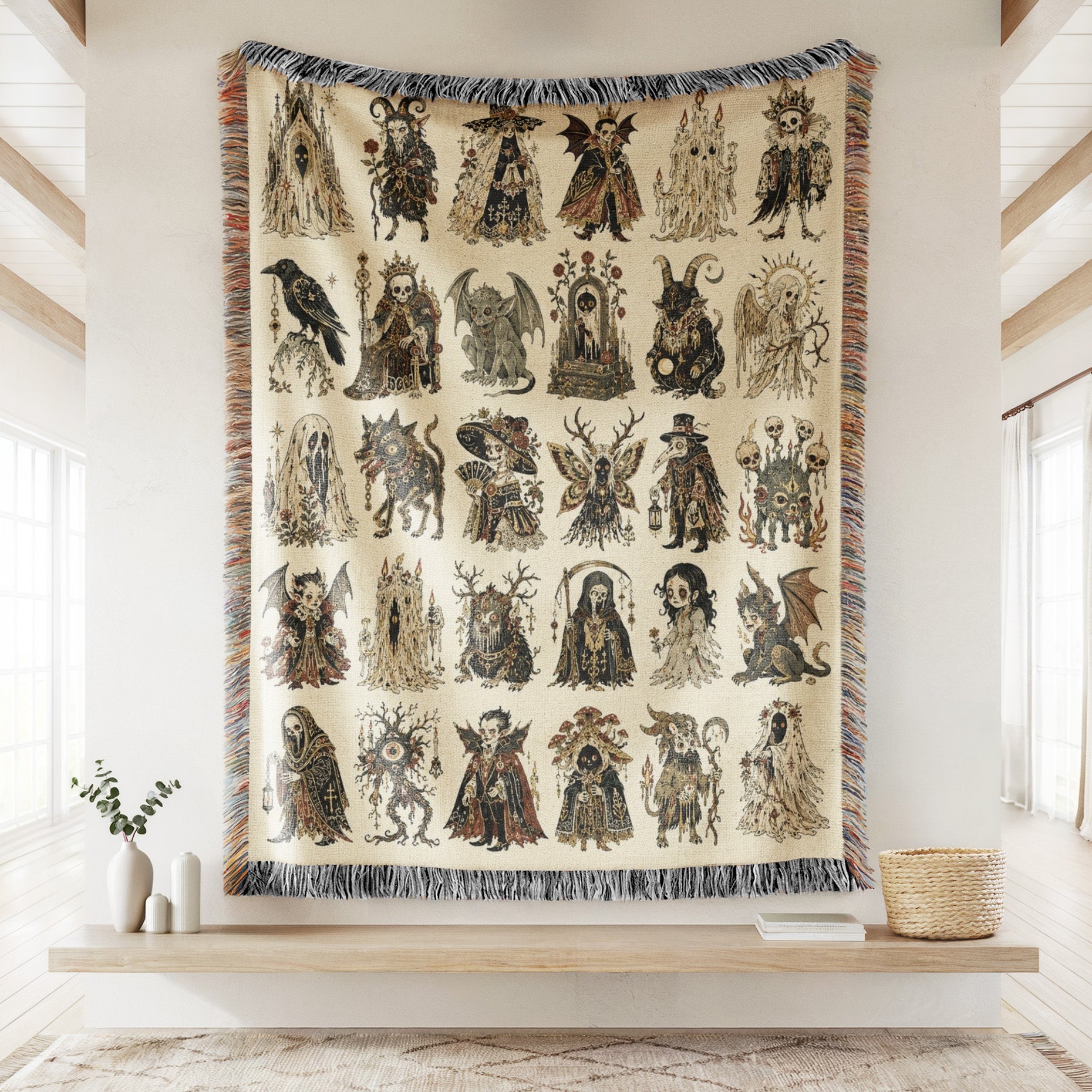 Haunted Gothic Bestiary Blanket Secondary image