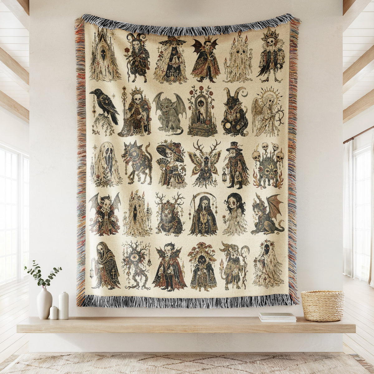 Haunted Gothic Bestiary Blanket