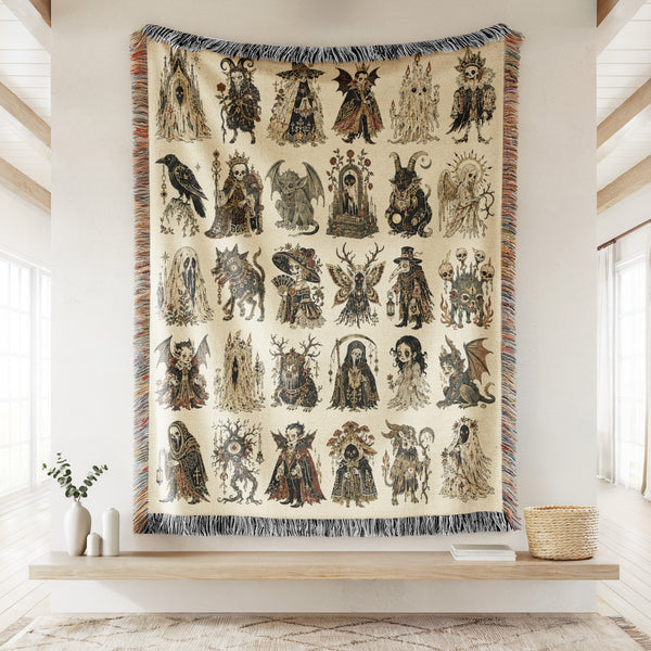 Haunted Gothic Bestiary Blanket