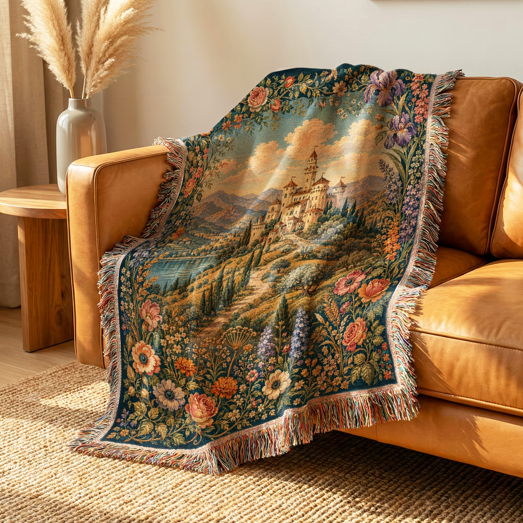 The Rose & Iris Castle Blanket