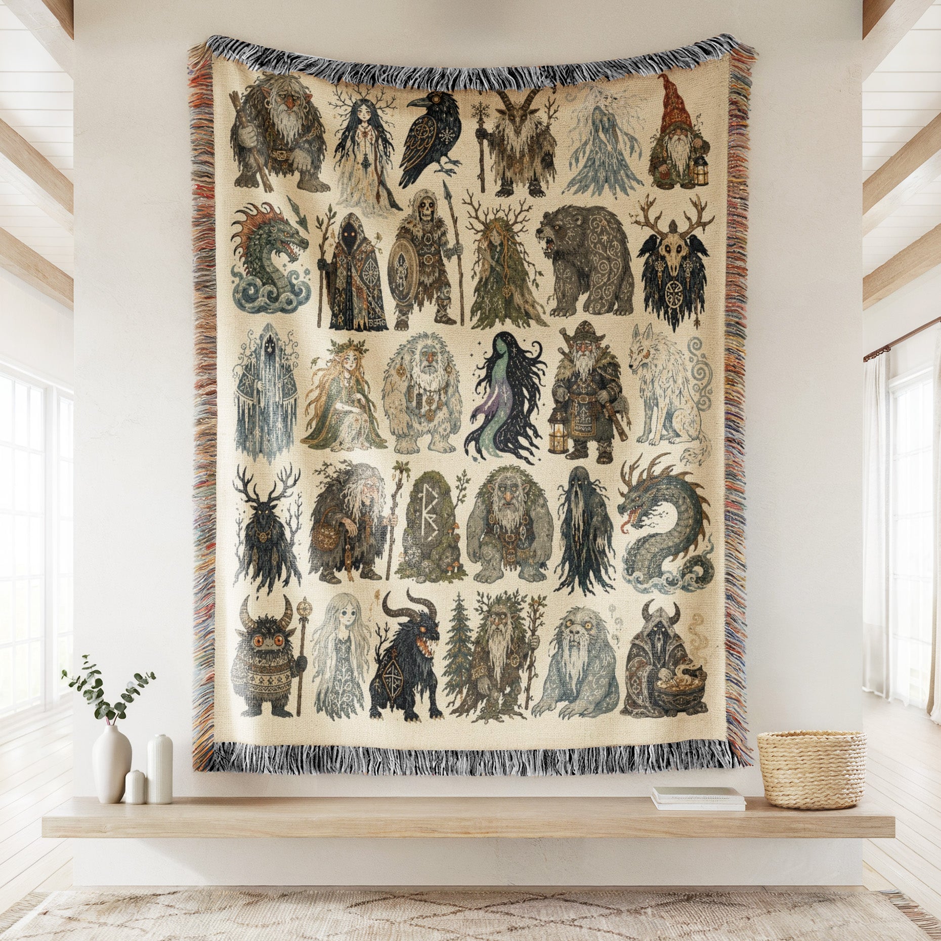 Enchanted Folklore Bestiary Blanket Secondary image