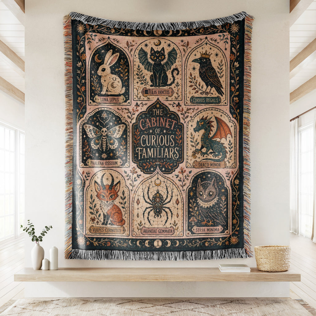 Cabinet of Curious Familiars Blanket