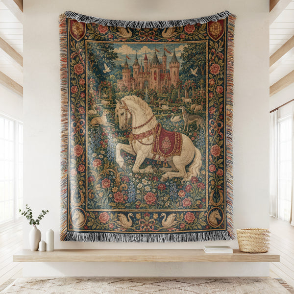 The Rose Court Warhorse Blanket