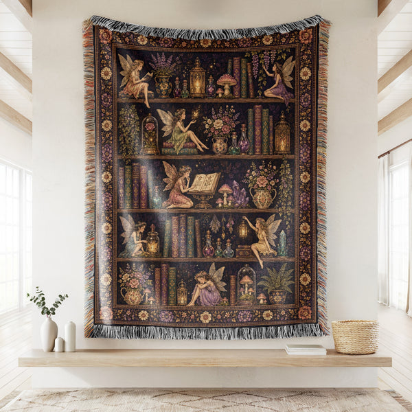 Fairies of the Hidden Library Blanket