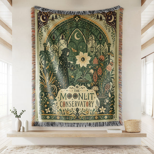 The Moonlit Conservatory Blanket