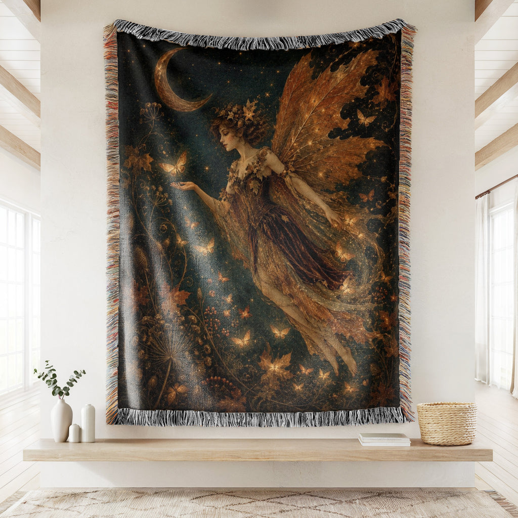 Autumn Firefly Fairy Blanket