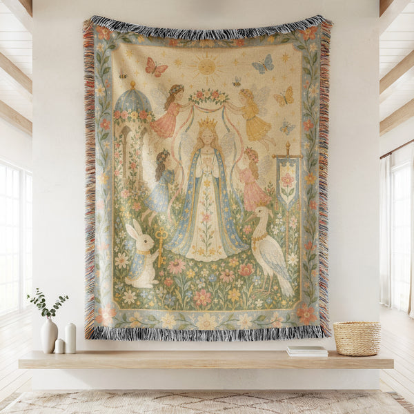 Spring Fairy Coronation Blanket