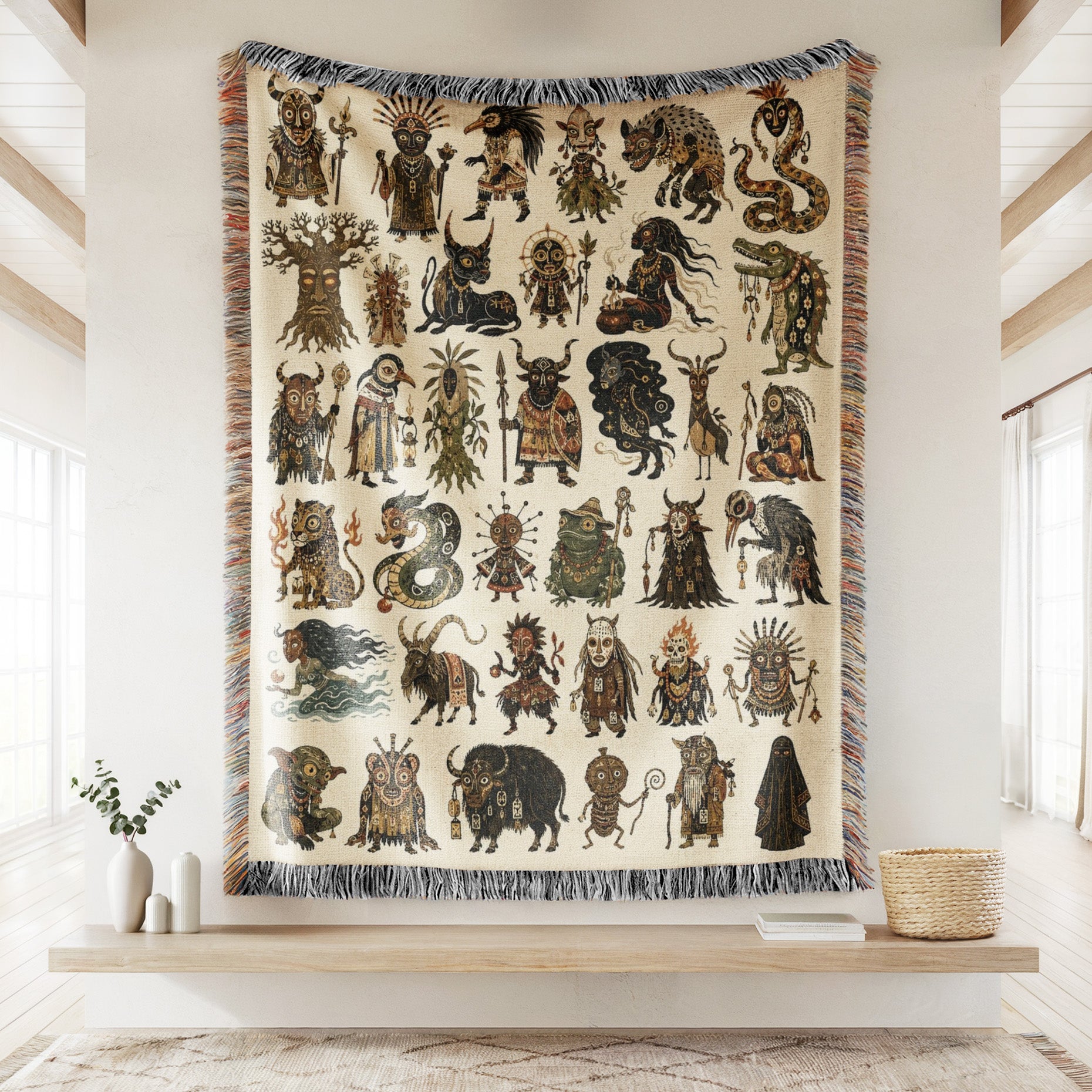 Occult Folklore Creatures Blanket Secondary image