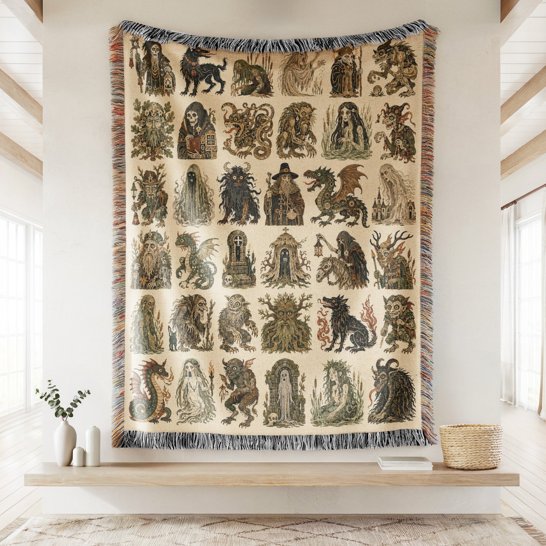 Haunted Forest Creatures Blanket Secondary image