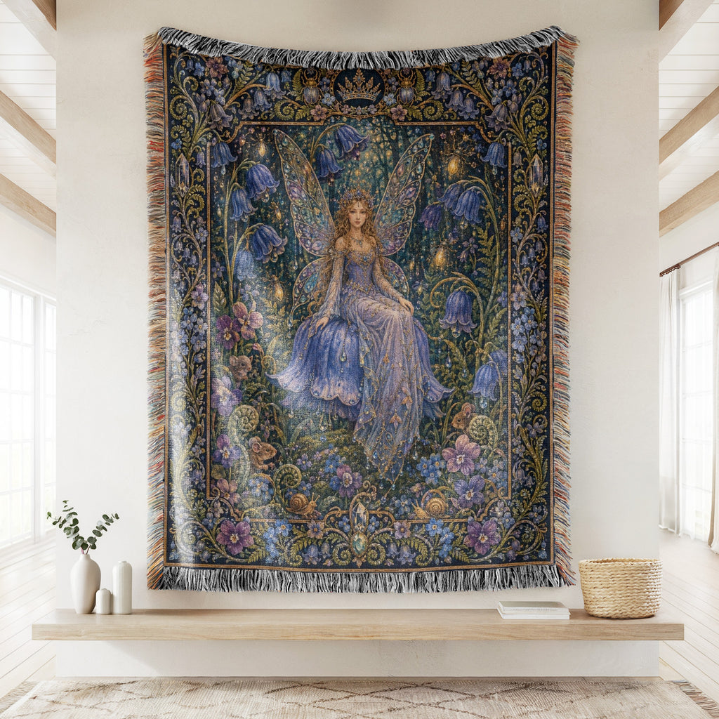 Bluebell Fairy Queen Blanket