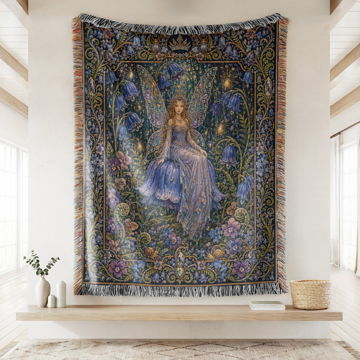 Bluebell Fairy Queen Blanket