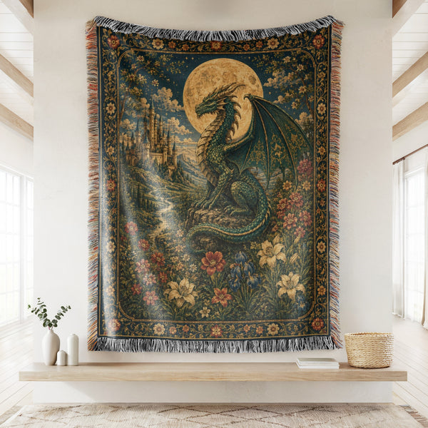 The Dragon of the Moonlit Vale Blanket