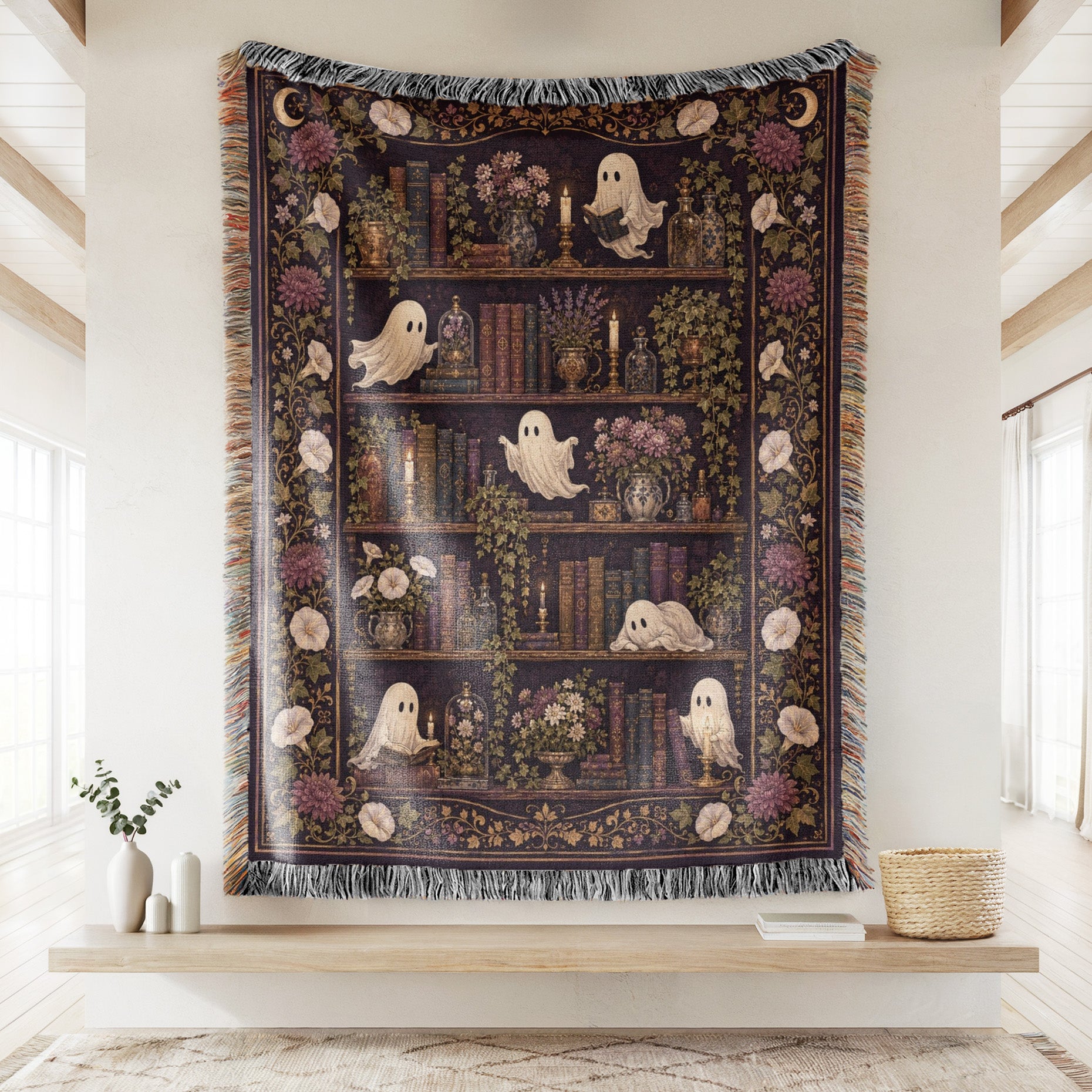 Lavender Ghost Library Blanket Secondary image