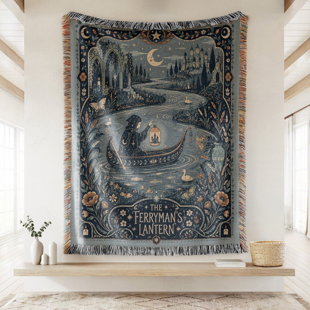 The Ferryman's Lantern Blanket