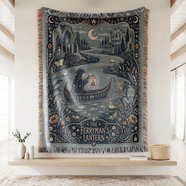 The Ferryman's Lantern Blanket