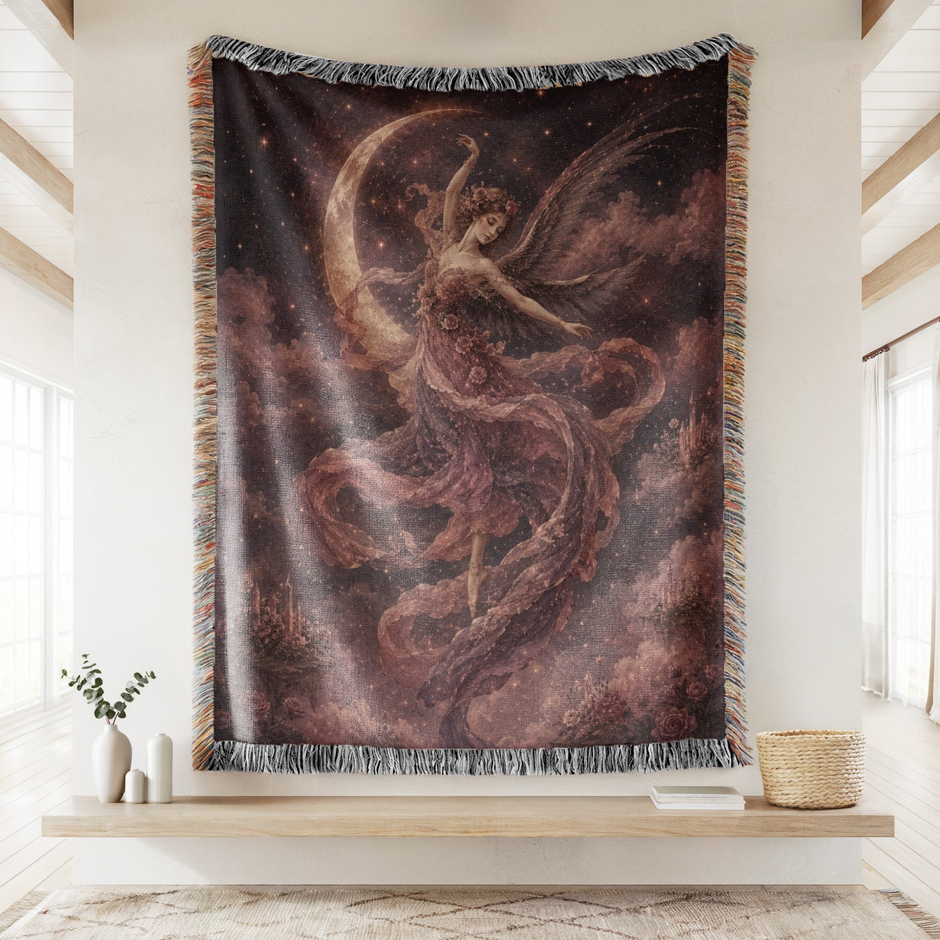 Rose Moon Dancing Fairy Blanket Secondary image