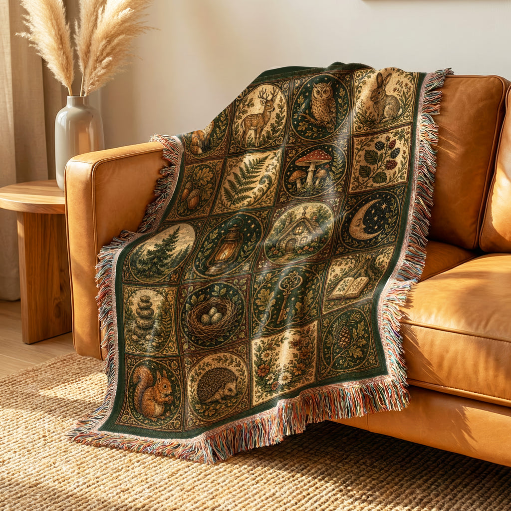 Woodland Tales Patchwork Blanket