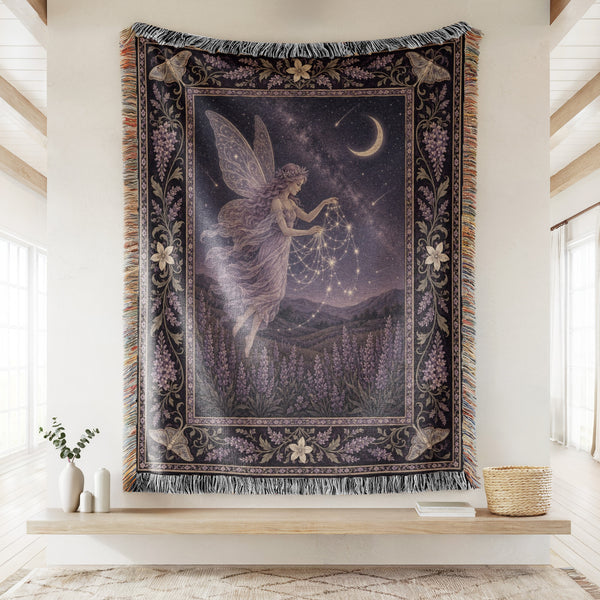 Lavender Starlight Fairy Blanket