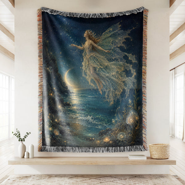 Moonlit Sea Fairy Blanket