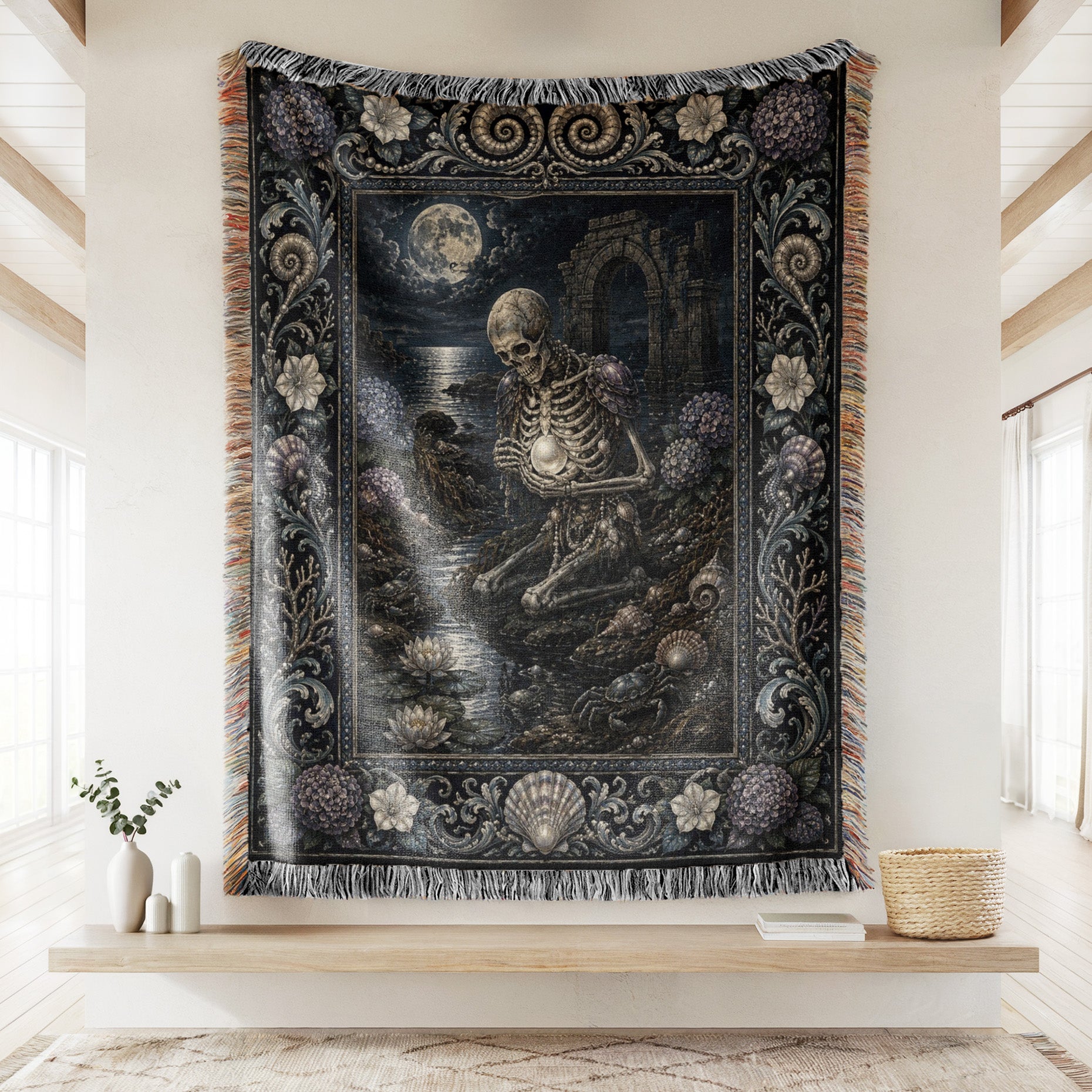 Cancer Moon Pearl Keeper Blanket Secondary image