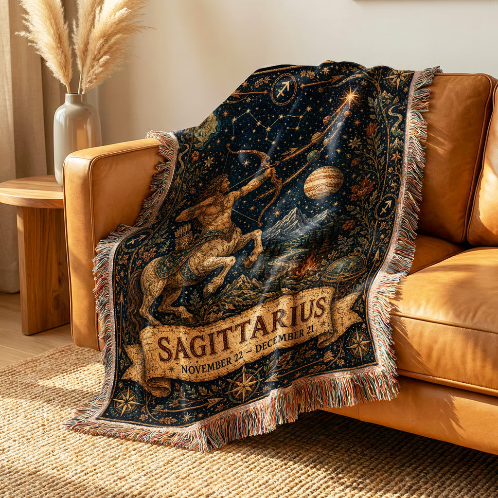 Sagittarius Starbound Centaur Archer Blanket