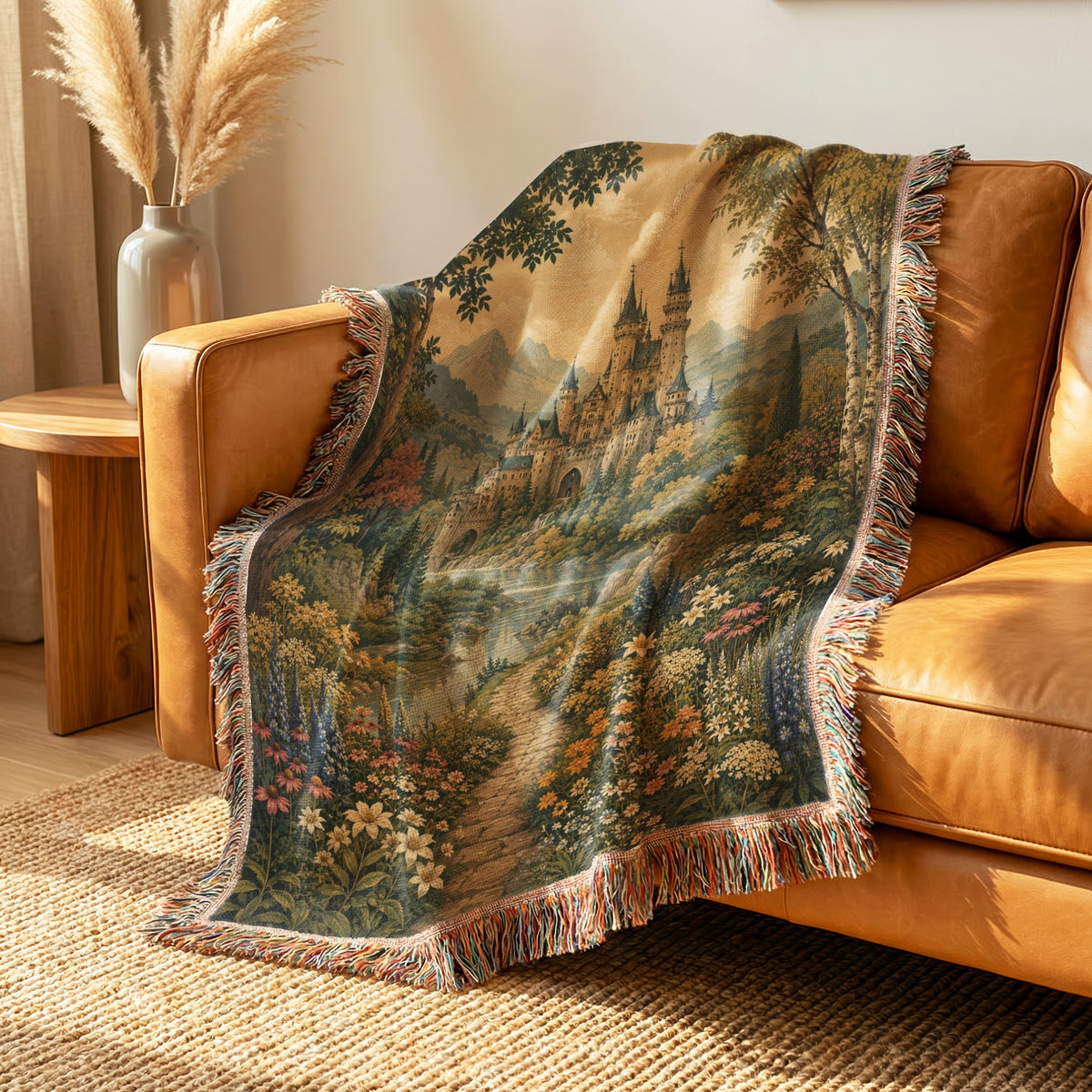 The Wildflower Castle Path Blanket
