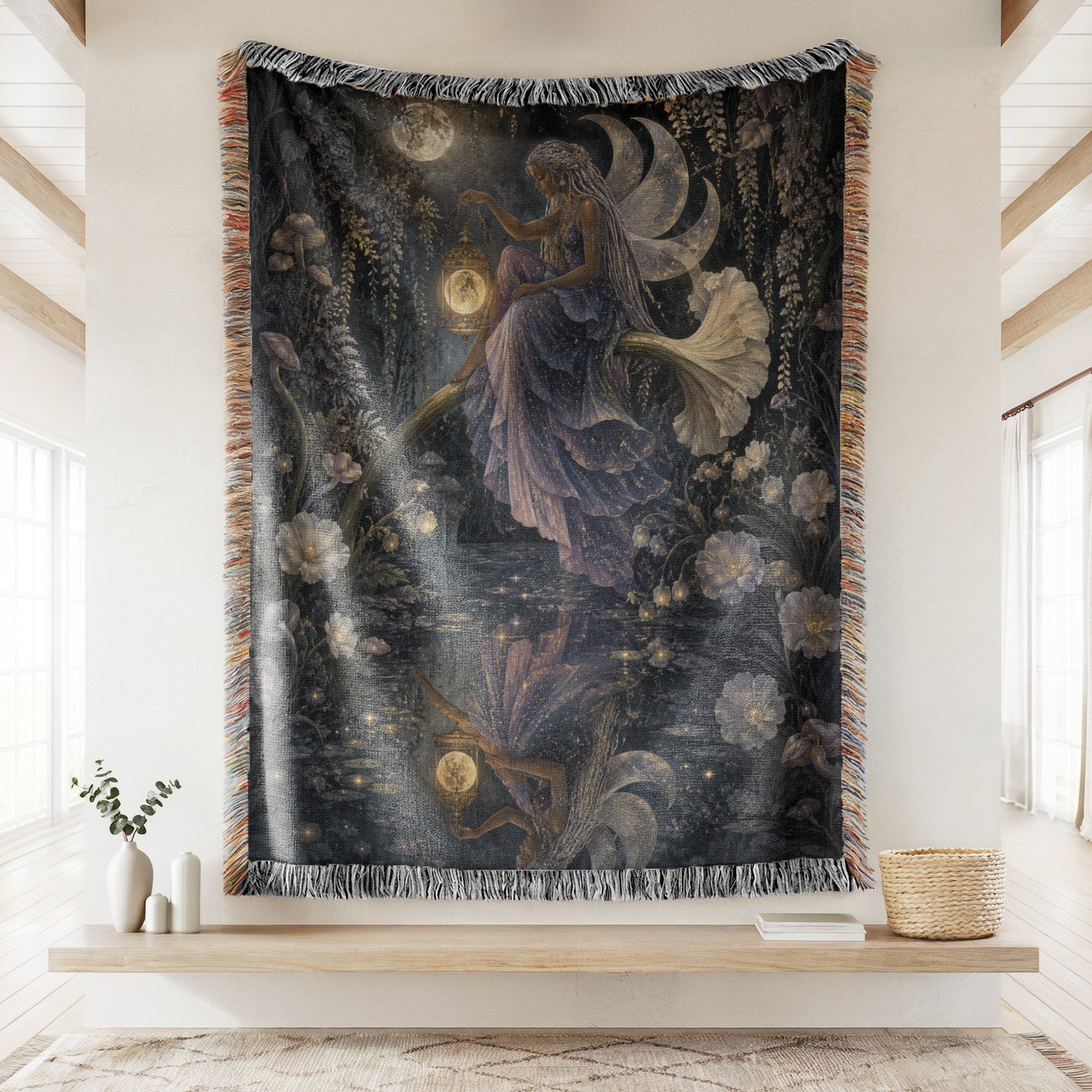Moon Lantern Fairy Blanket Secondary image