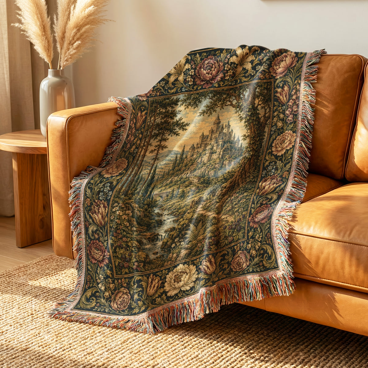 The Hidden Woodland Castle Blanket