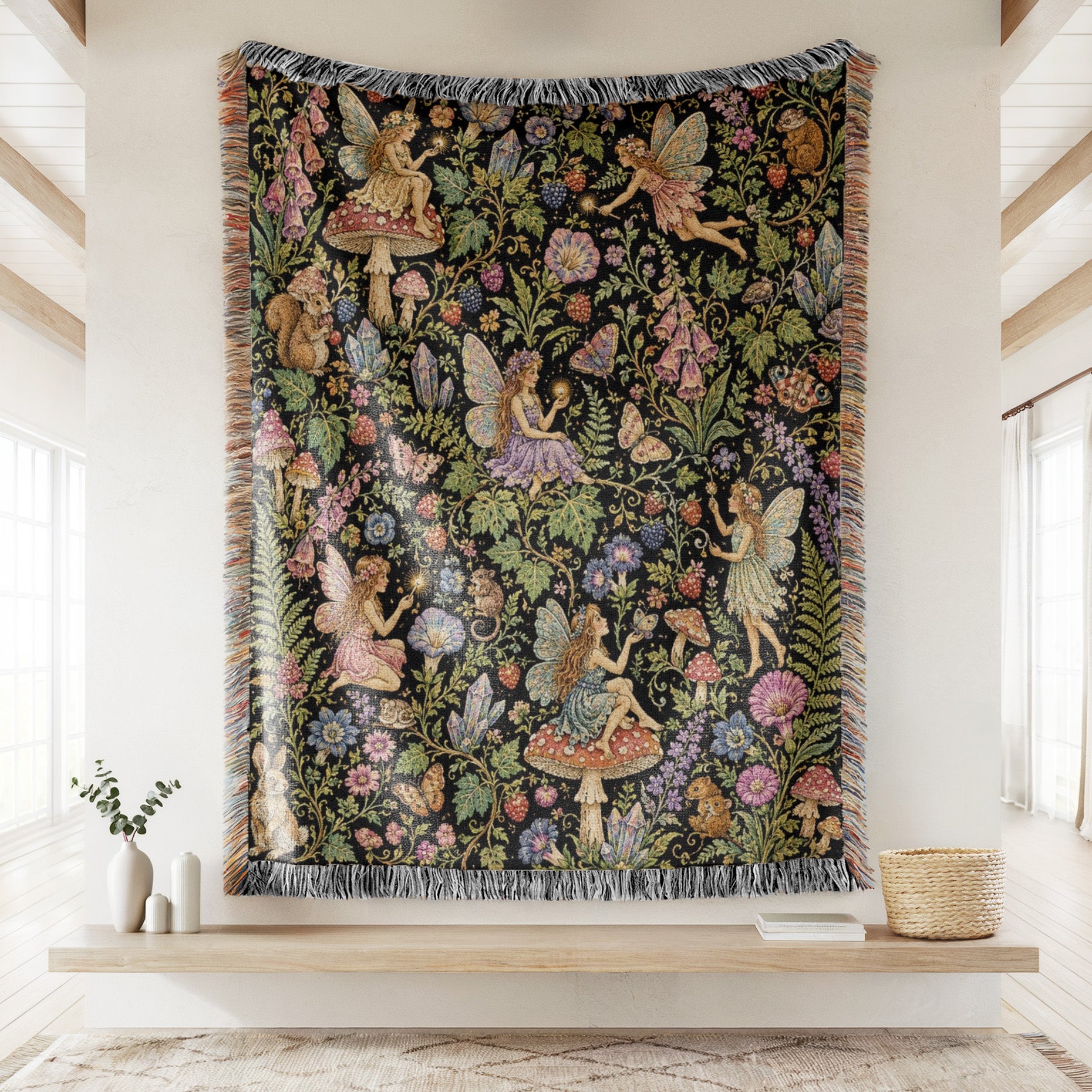 Fairy Garden Woodland Blanket Secondary image