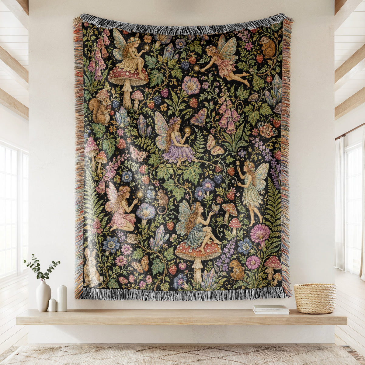 Fairy Garden Woodland Blanket