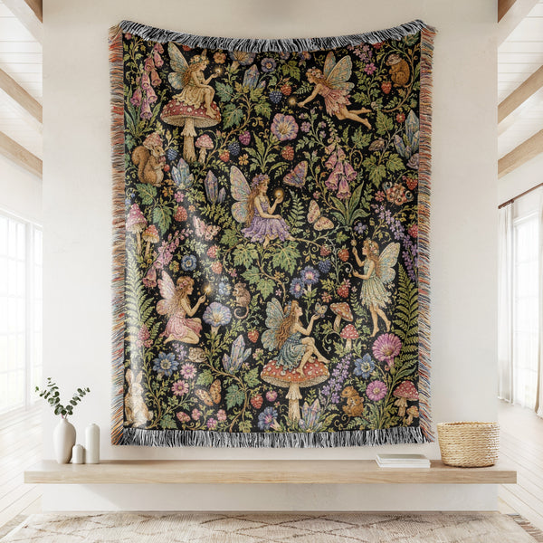 Fairy Garden Woodland Blanket