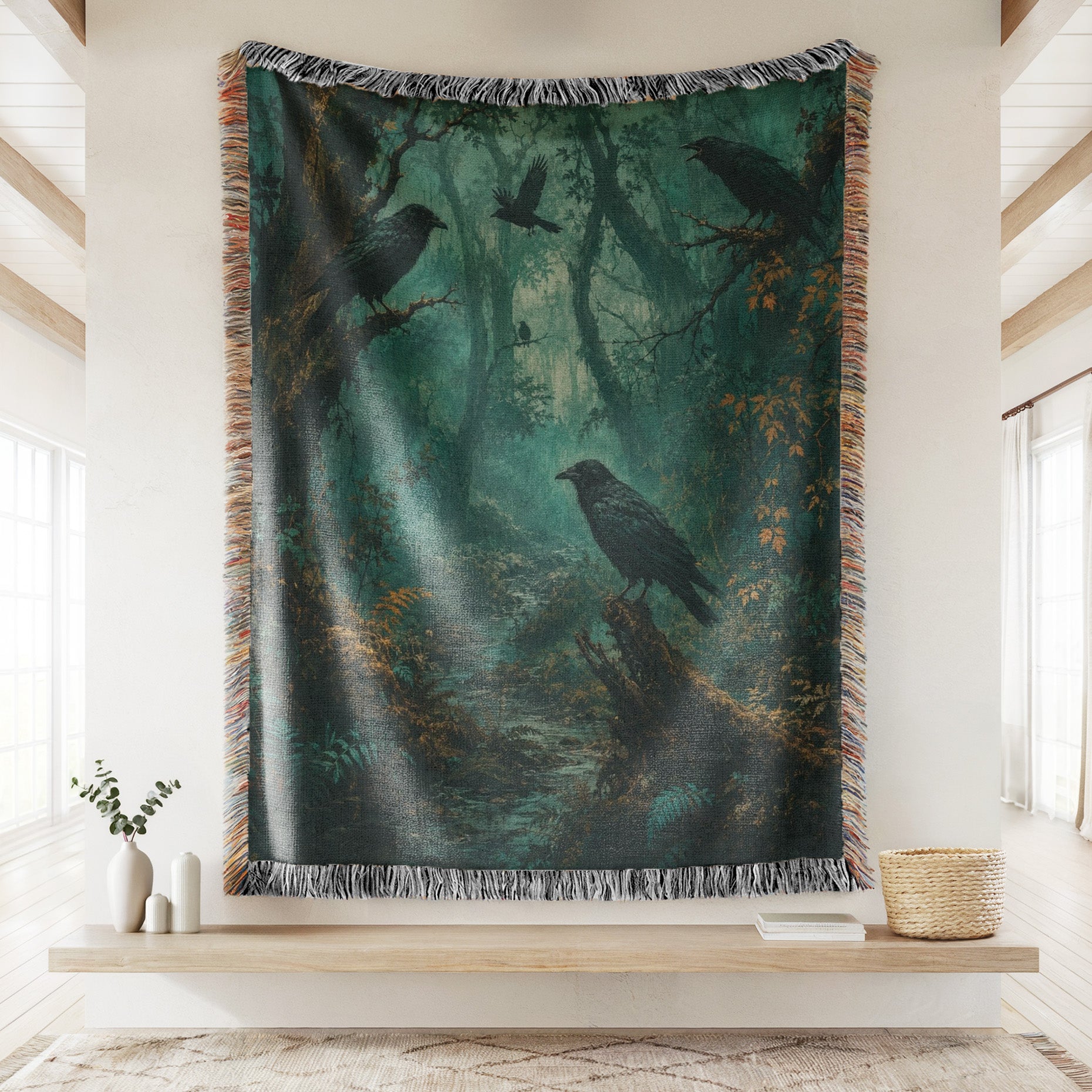 Raven Forest Blanket Secondary image