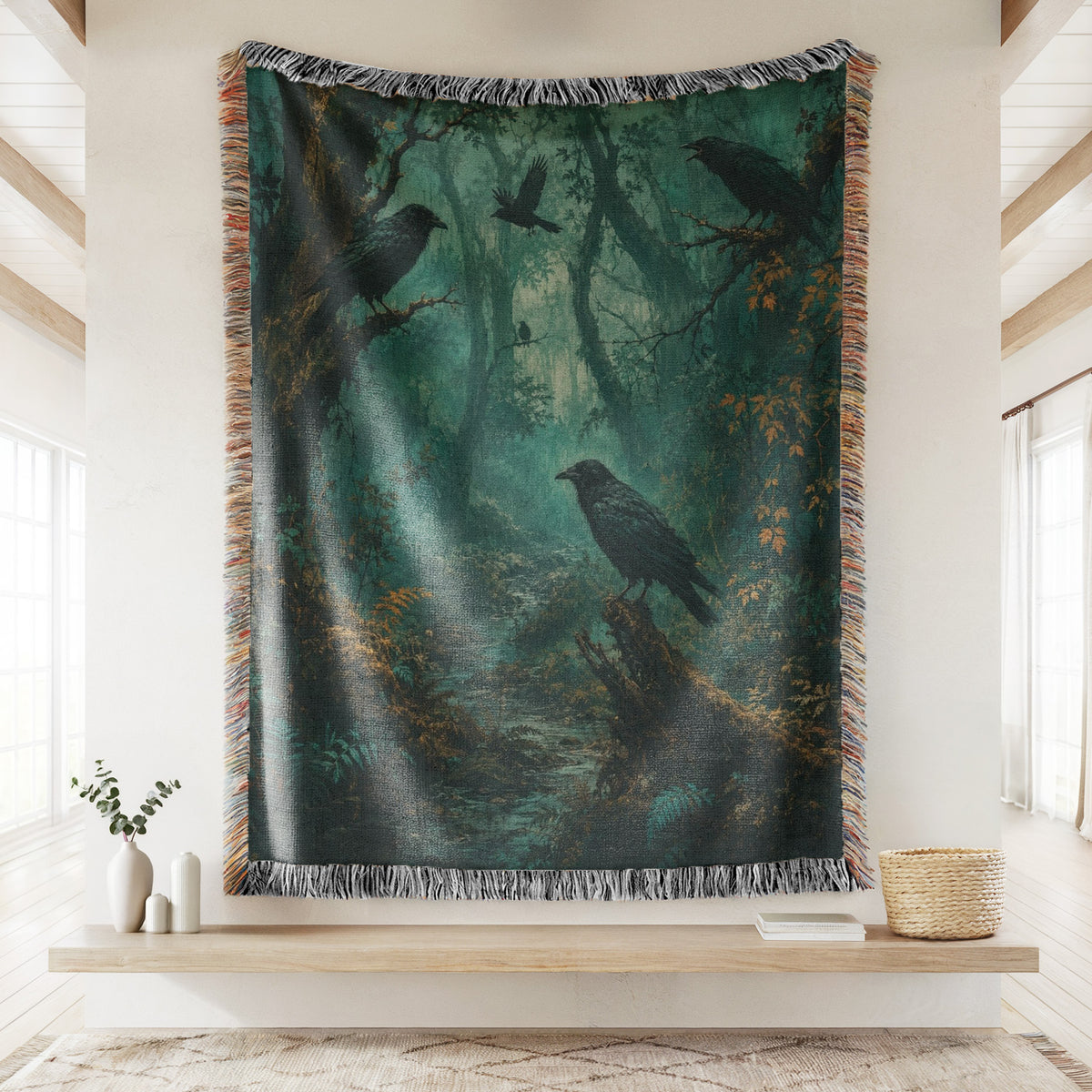 Raven Forest Blanket