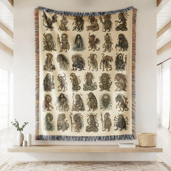 Ancient Legends Bestiary Blanket