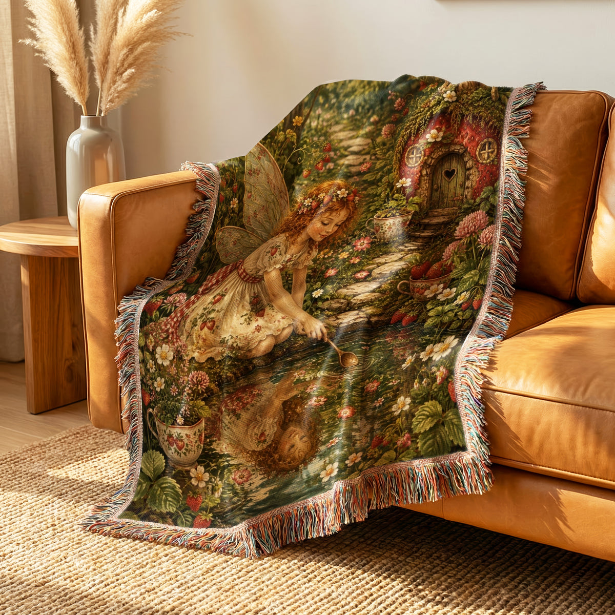 Strawberry Cottage Fairy Blanket