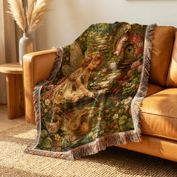 Strawberry Cottage Fairy Blanket