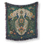 Peacock Moon Garden Blanket