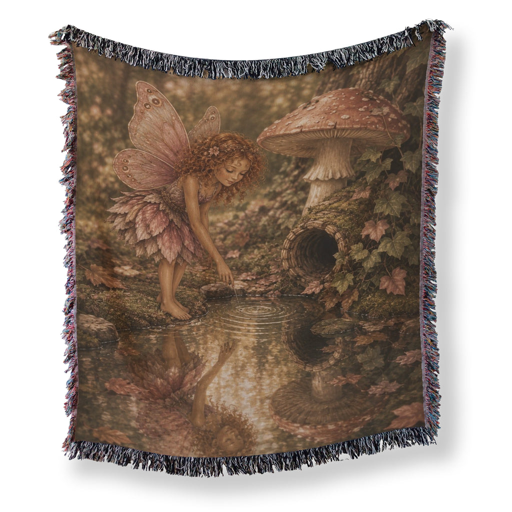 Woodland Mushroom Fairy Blanket