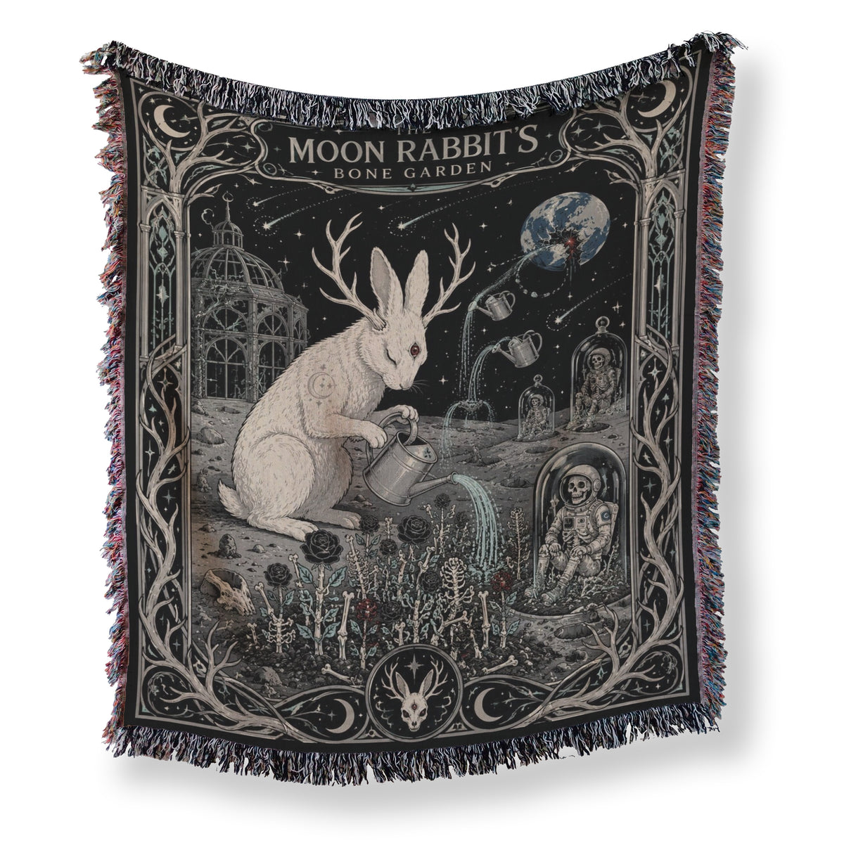 The Moon Rabbit's Bone Garden Blanket