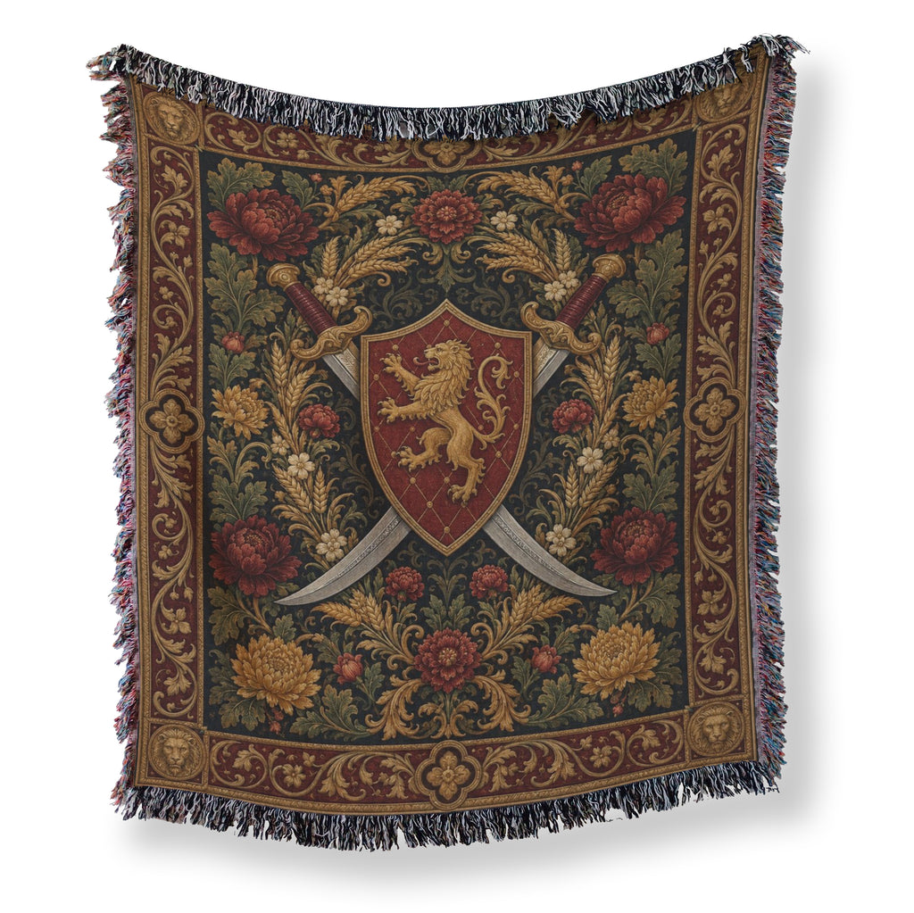 The Lion Crest Blades Blanket