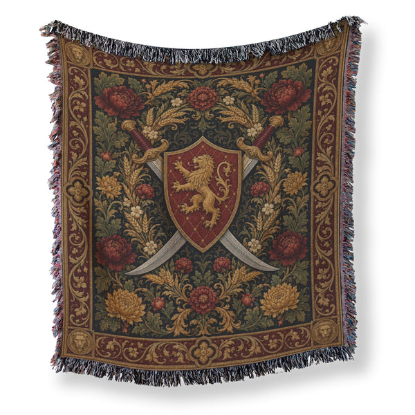 The Lion Crest Blades Blanket