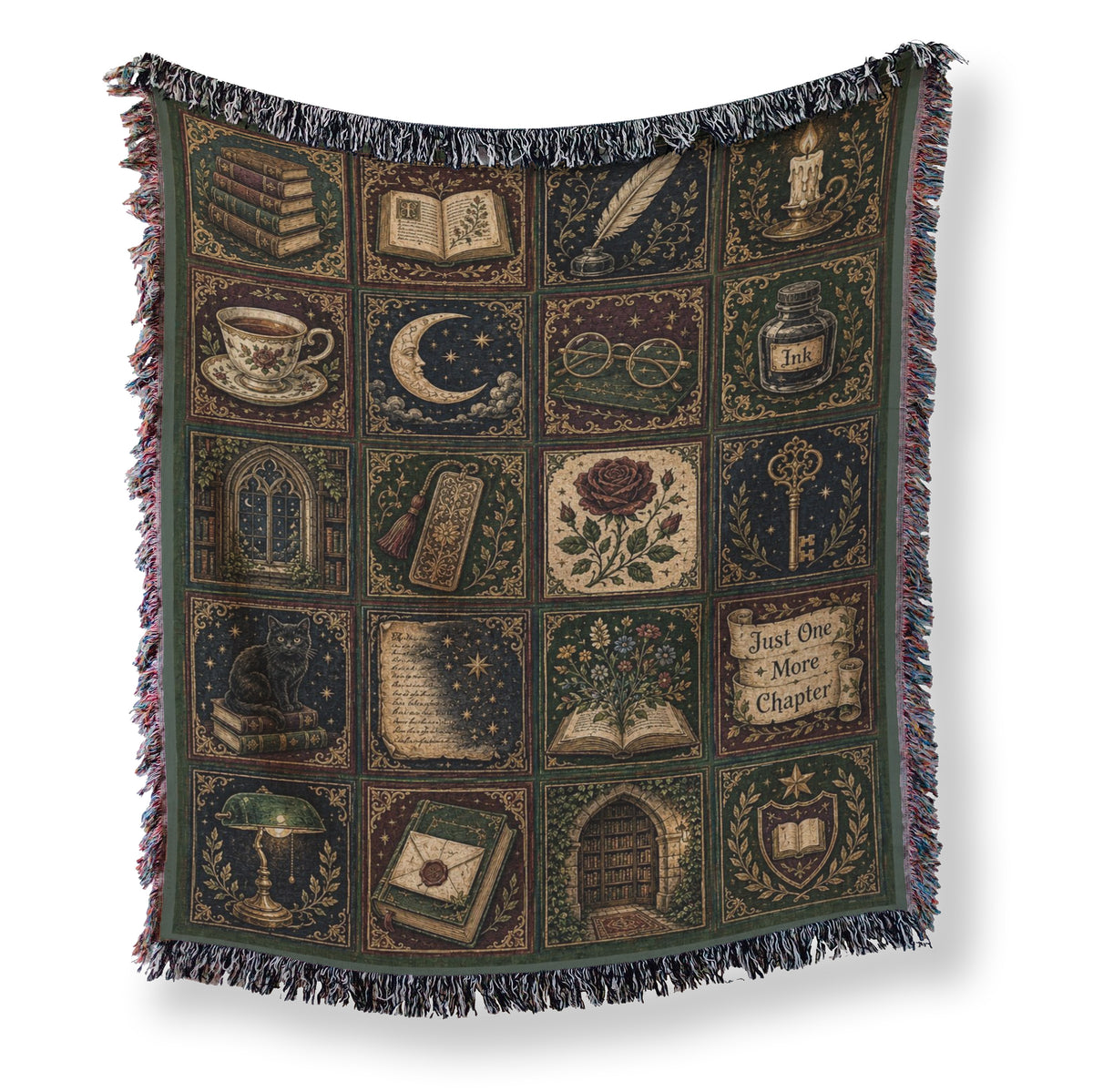 The Bookworm's Cabinet Blanket