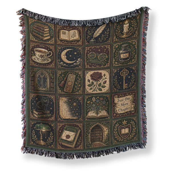 The Bookworm's Cabinet Blanket