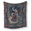The Moonlit Dragon Maiden Blanket