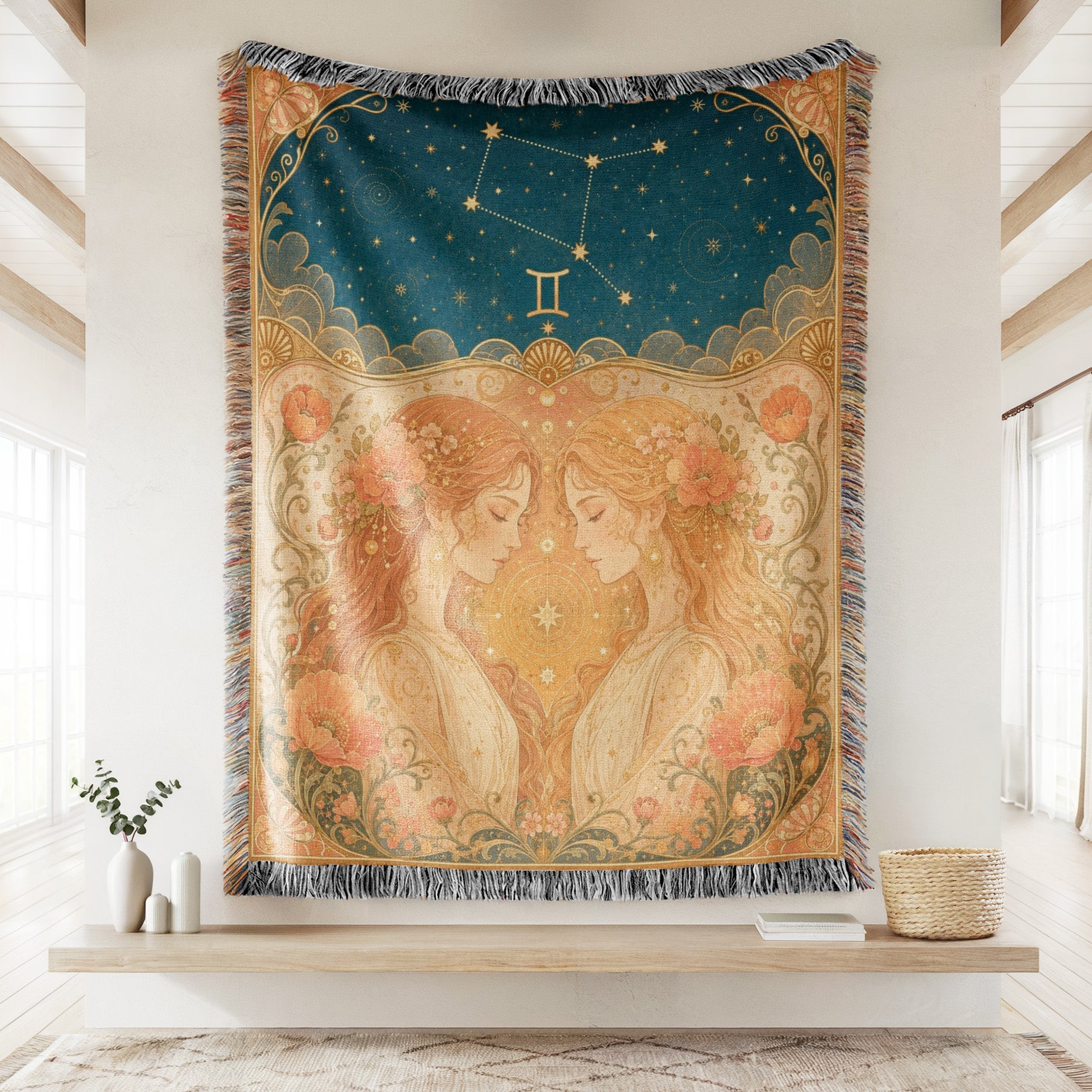 Gemini Floral Twins Blanket Secondary image