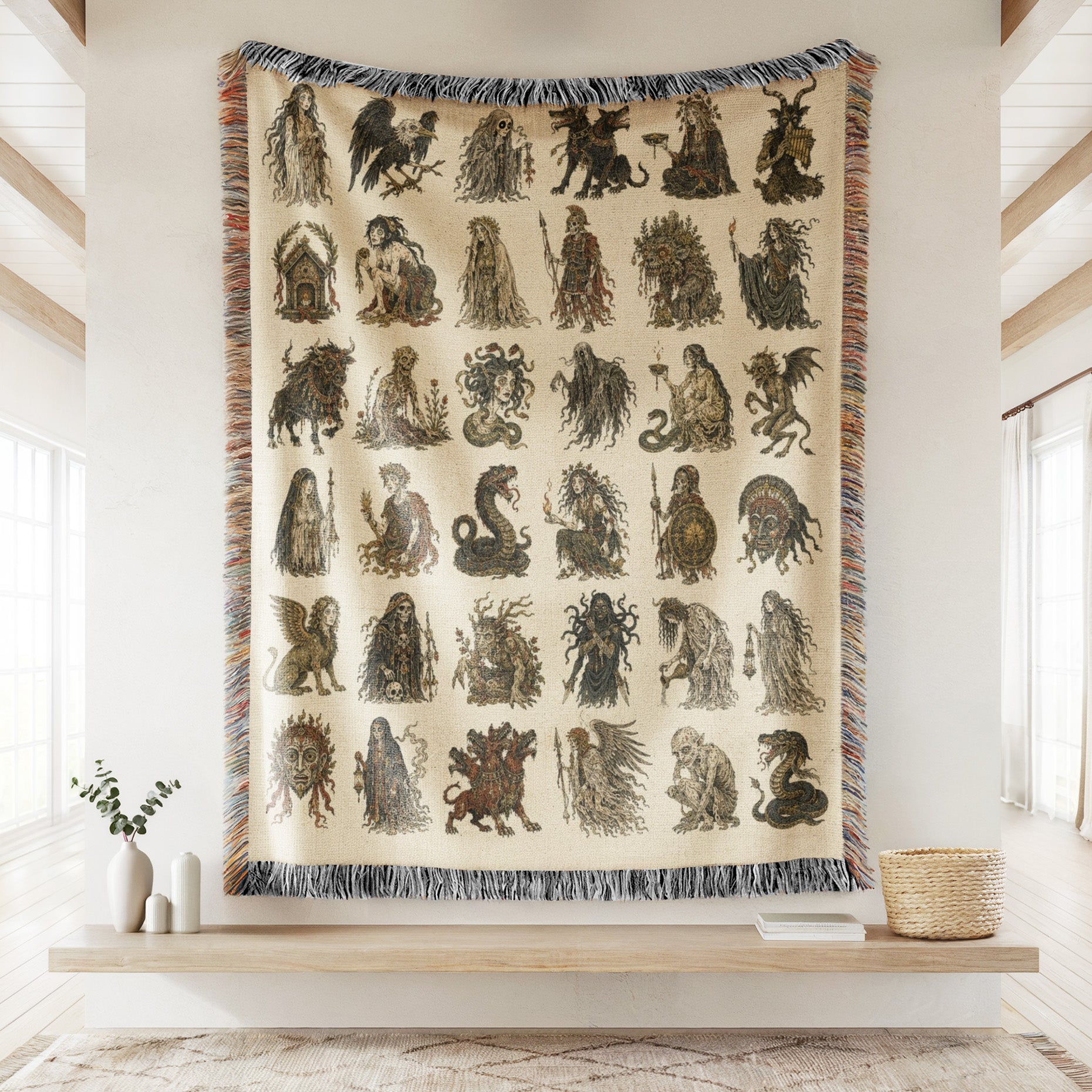 Wandering Spirits Bestiary Blanket Secondary image