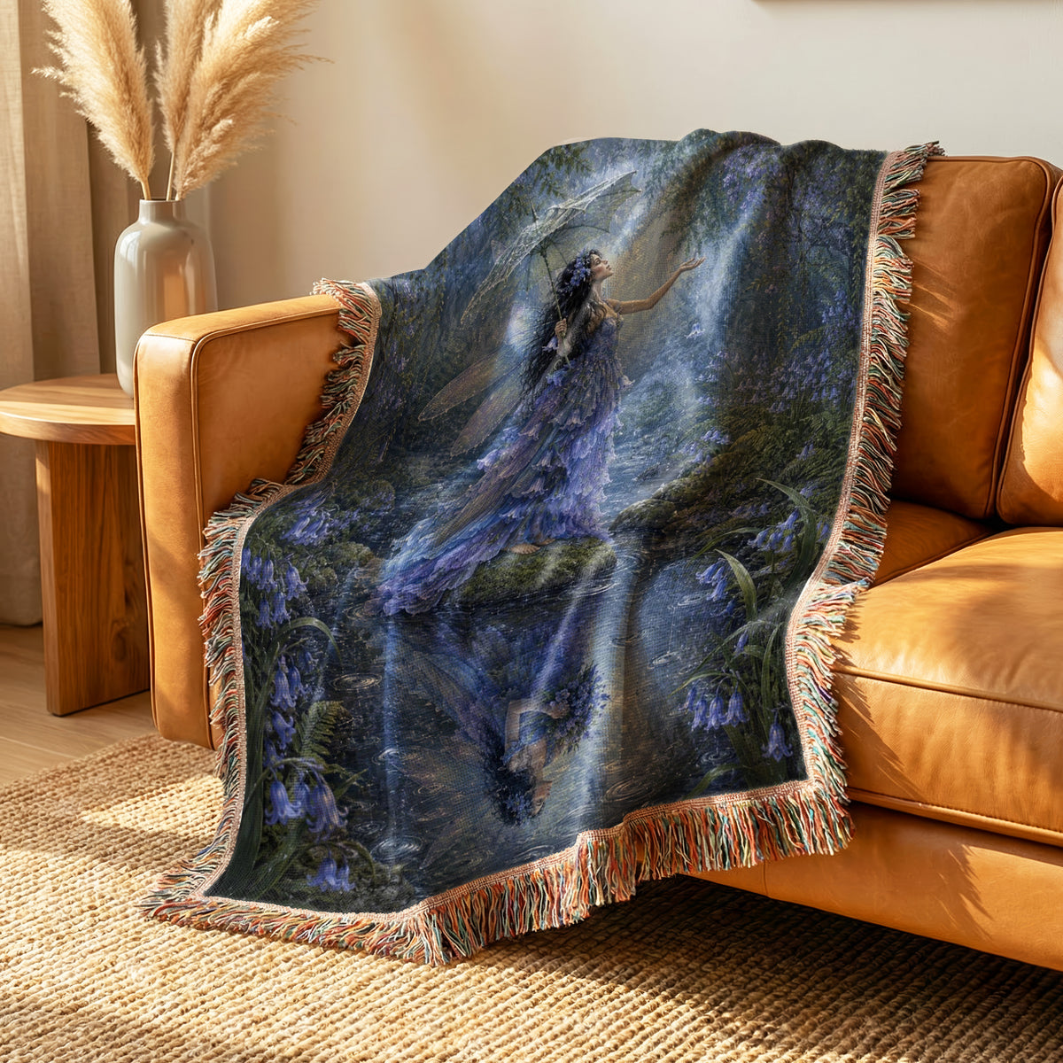 Bluebell Rain Fairy Blanket