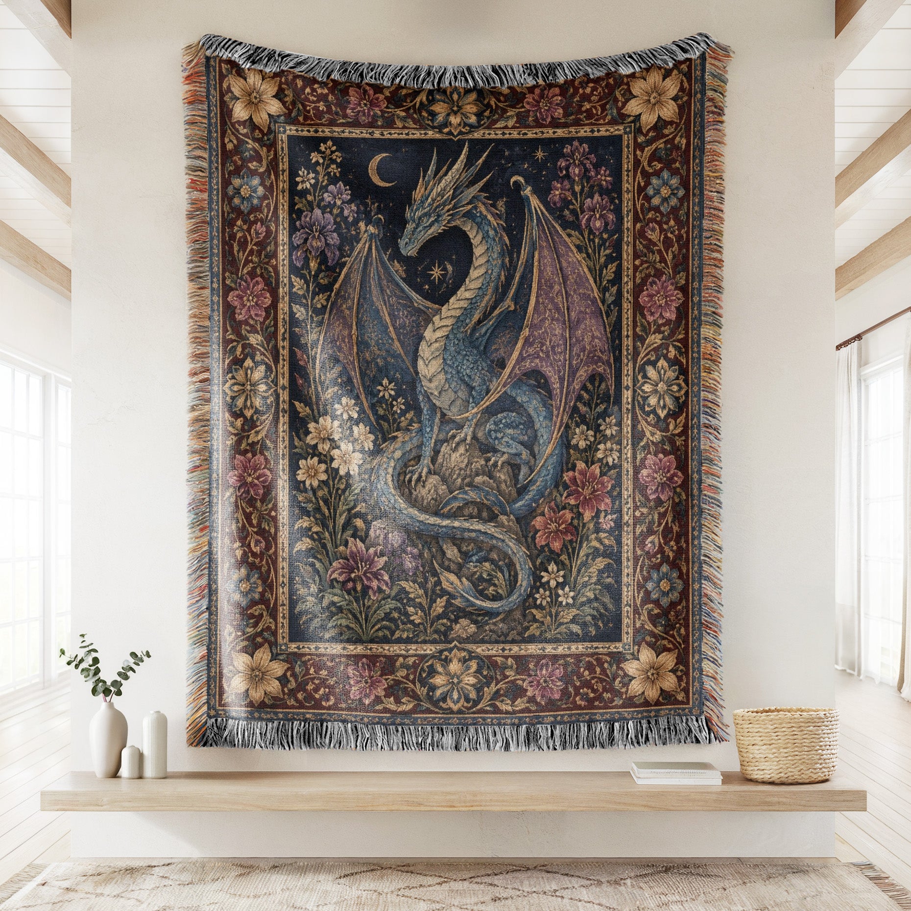 The Amethyst Moon Dragon Blanket Secondary image